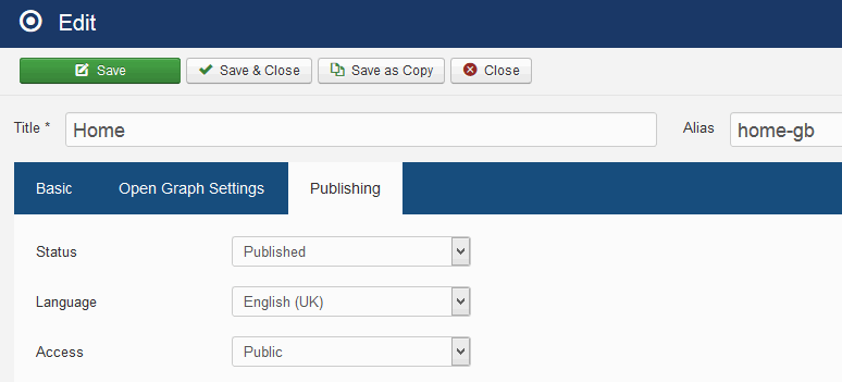 創建多語言網站