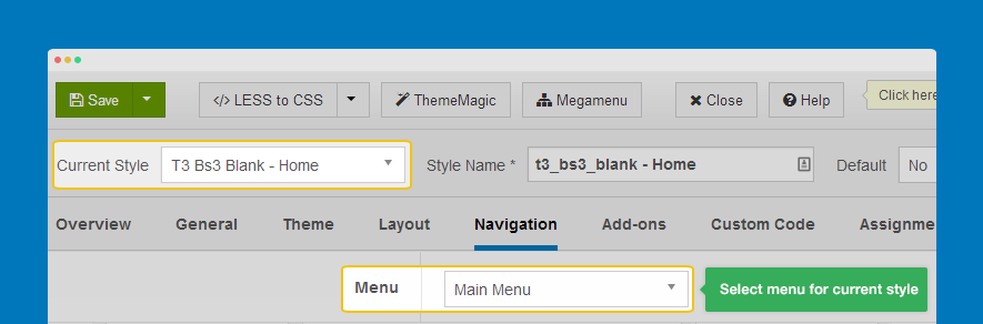 導(dǎo)航設(shè)置