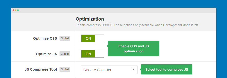 啟用選項(xiàng)優(yōu)化