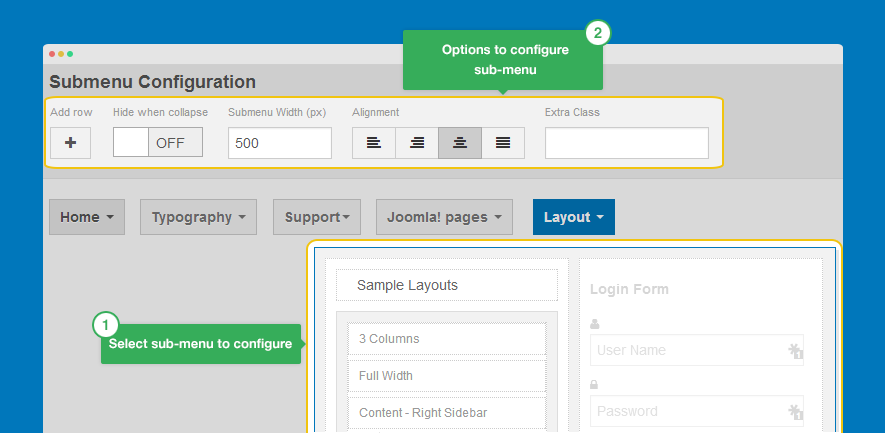 Megamenu設(shè)置
